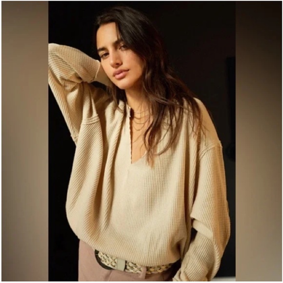 Free People We The Free Owen Thermal Long Sleeve Top - Picture 3 of 13